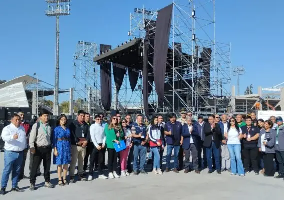 Autoridades inspeccionaron seguridad en Estadio La Granja previo a la Fiesta de la Vendimia Curicó 2025