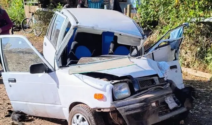En riesgo vital queda persona tras ser atropellada en la Ruta J-55 de Romeral