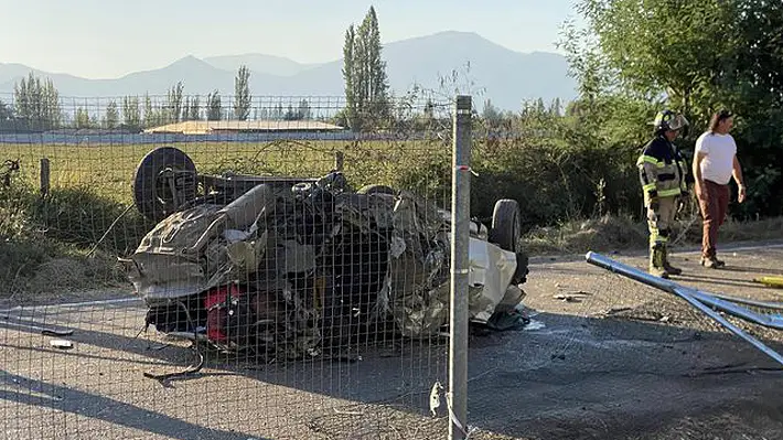 Cinco fallecidos deja accidente de tránsito registrado a la altura de Requínoa en la Ruta 5 Sur
