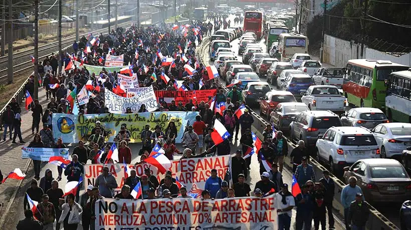 Siguen manifestaciones de pescadores artesanales por proyecto de Ley de Fraccionamiento