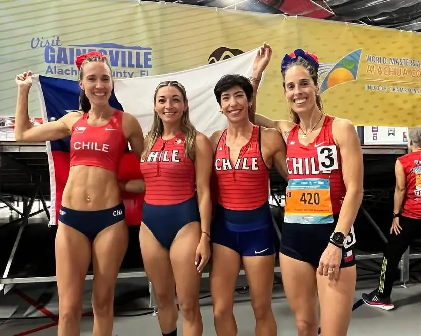 La Gacela se coronó vicecampeona junto a Chile en Mundial de Atletismo Máster en EE.UU