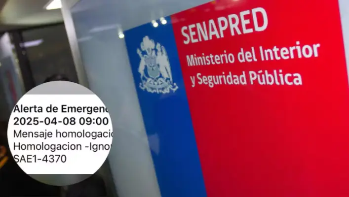 Fiscalizan a empresas de telefonía por error en mensaje de prueba del Sistema de Alerta de Emergencia (SAE)