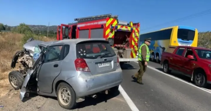 Colisión deja una persona fallecida en ruta Los Conquistadores en San Javier