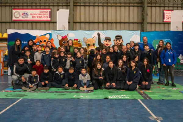 Rauco educa en seguridad vial: Empresa concesionaria instruye a niños para que aprendan a transitar seguros