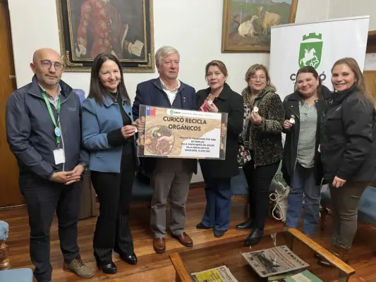 Sectores de Santa María del Boldo y Villa Nueva Galilea de Curicó comenzarán reciclaje de orgánicos