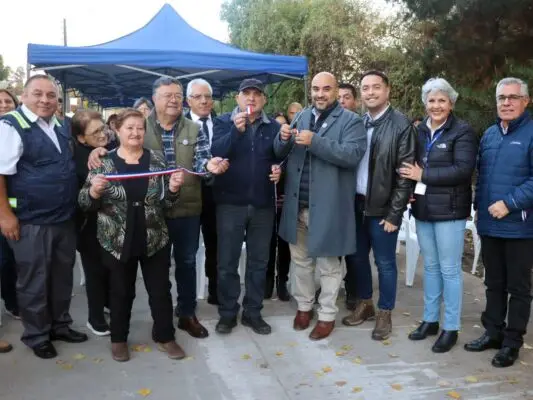 Municipio de Molina inauguró pavimento en callejón La Capilla de Pichingal